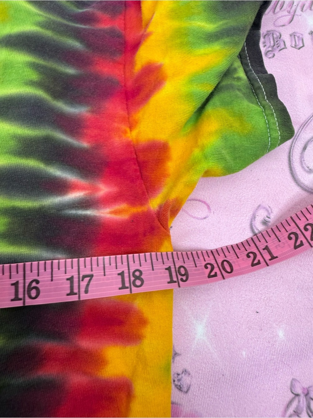 Tiedye shirt T-shirt Tie-Dye Short Sleeve Tee - Multicolor - Picture 5 of 6